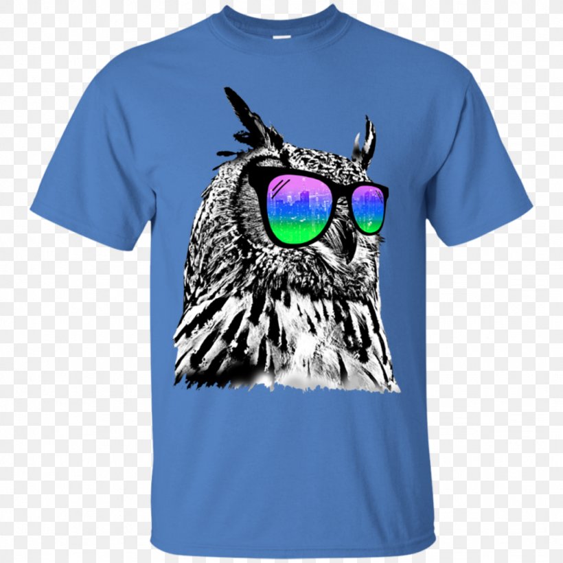 T-shirt Hoodie Gildan Activewear Top Clothing, PNG, 1024x1024px, Tshirt, Bird Of Prey, Brand, Clothing, Clothing Sizes Download Free