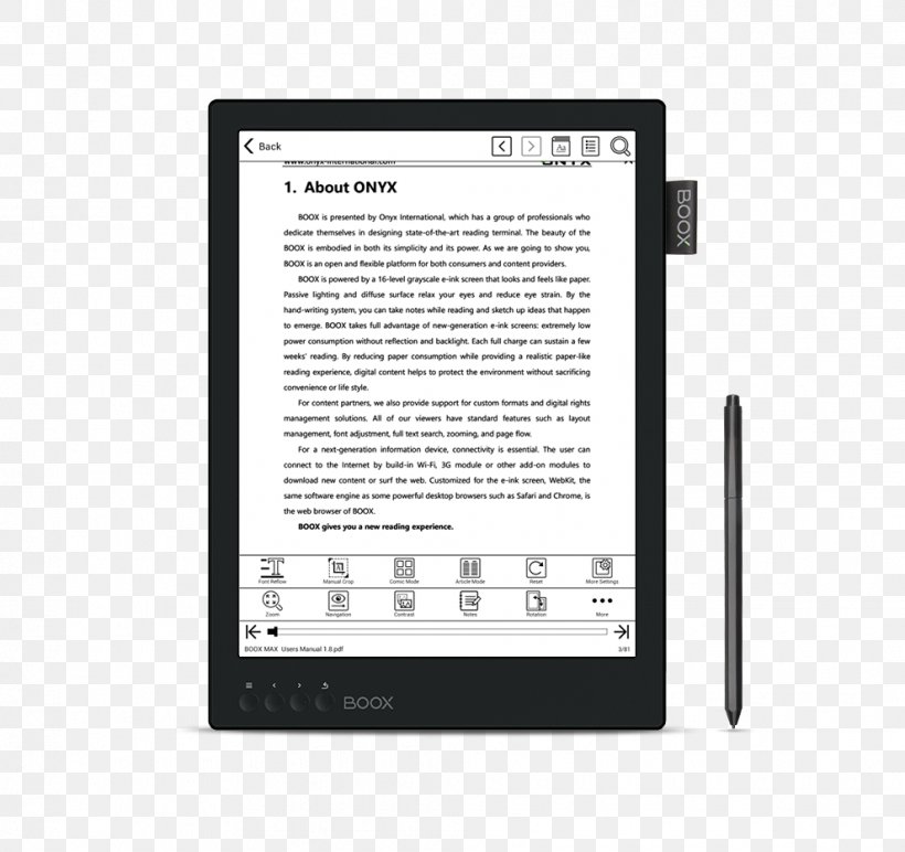 Boox E-Readers E Ink Sony Reader Display Device, PNG, 990x933px, Boox, Android, Book, Brand, Comparison Of E Book Readers Download Free