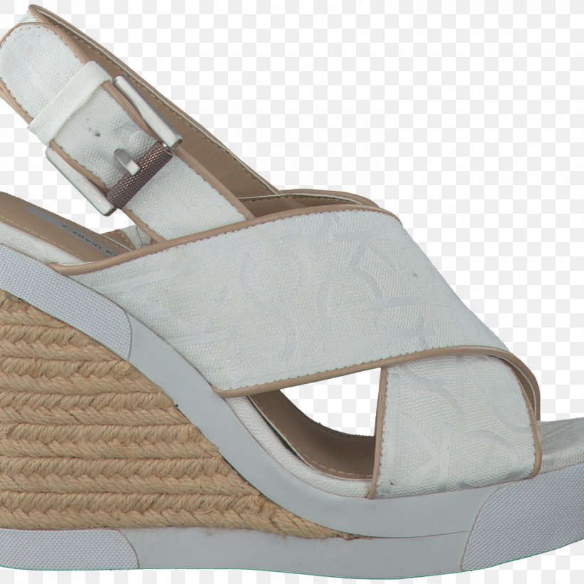 Shoe Sandal Wedge Calvin Klein White, PNG, 1500x1500px, Shoe, Beige, Black, Calvin Klein, Espadrille Download Free