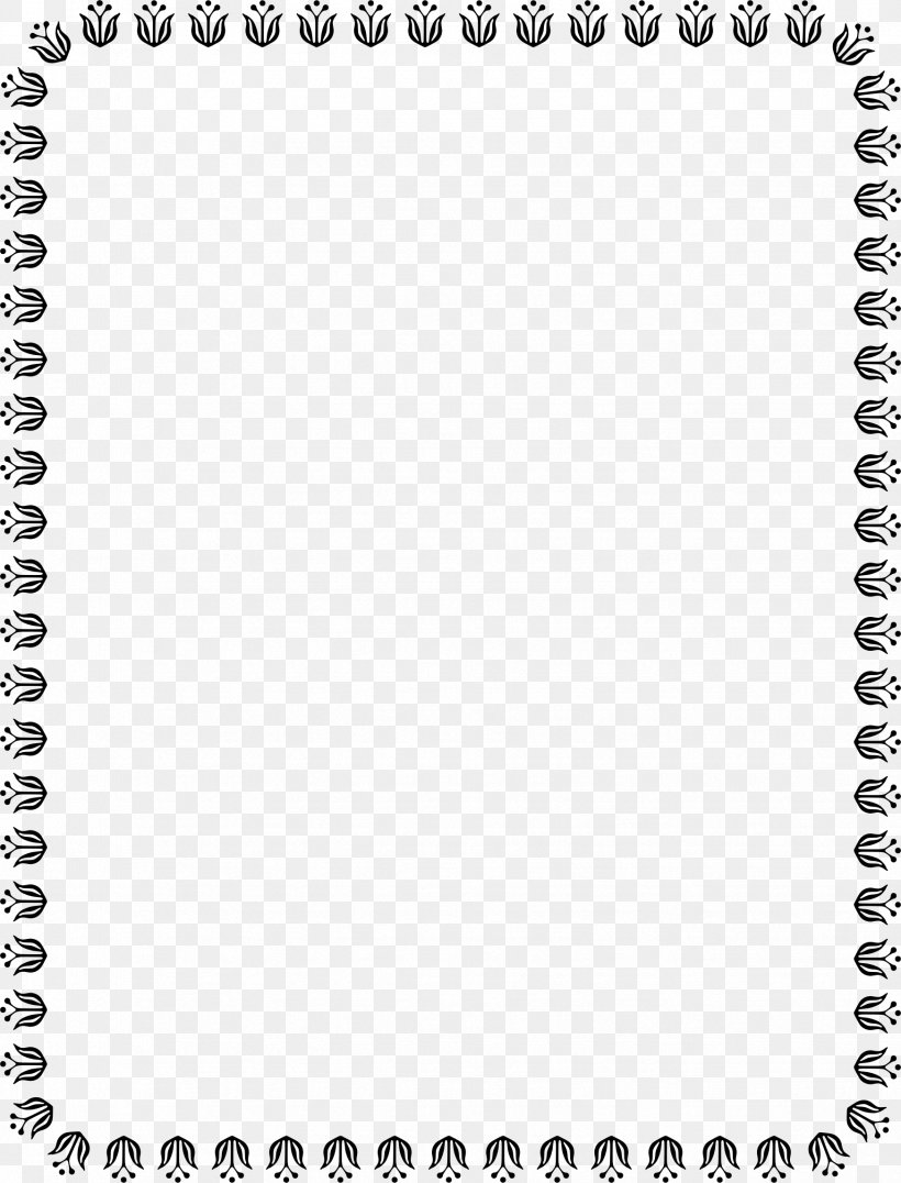 Paper Borders And Frames Floral Design Clip Art, PNG, 1746x2292px, Paper, Area, Black, Black And White, Borders And Frames Download Free