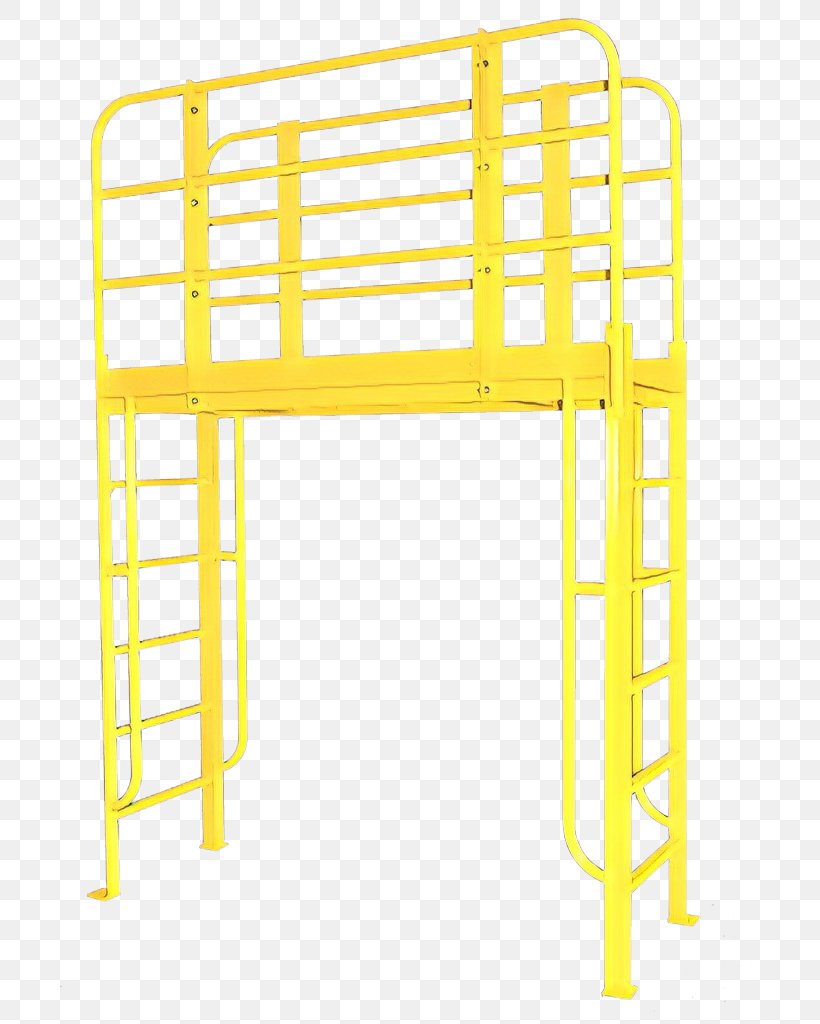 Yellow Furniture Line Table Chair, PNG, 725x1024px, Cartoon, Chair, Furniture, Ladder, Table Download Free