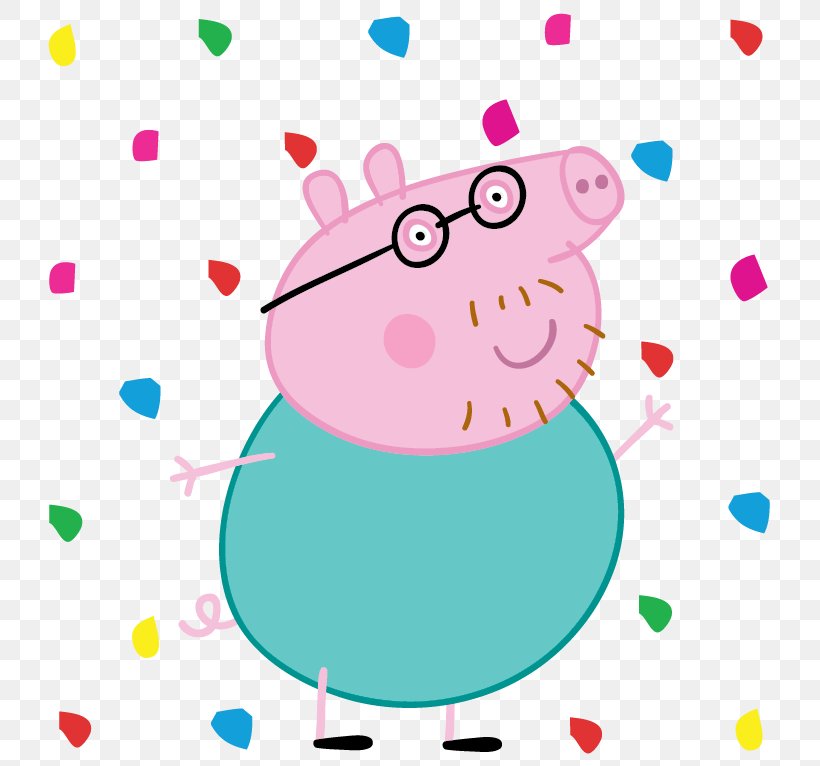 Daddy Pig George Pig, PNG, 796x766px, Daddy Pig, Animated Cartoon,  Animation, Area, Art Download Free