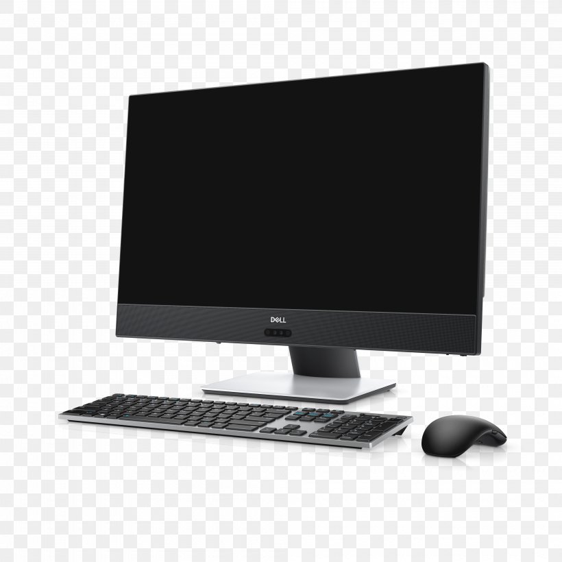 Dell Inspiron 24 5000 Series All-in-One Desktop Computers Personal Computer, PNG, 4000x4000px, Dell, Allinone, Computer, Computer Monitor, Computer Monitor Accessory Download Free