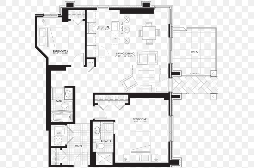 Floor Plan Architecture Claridge Homes, PNG, 600x543px, Floor Plan, Architecture, Area, Bedroom, Byward Market Download Free