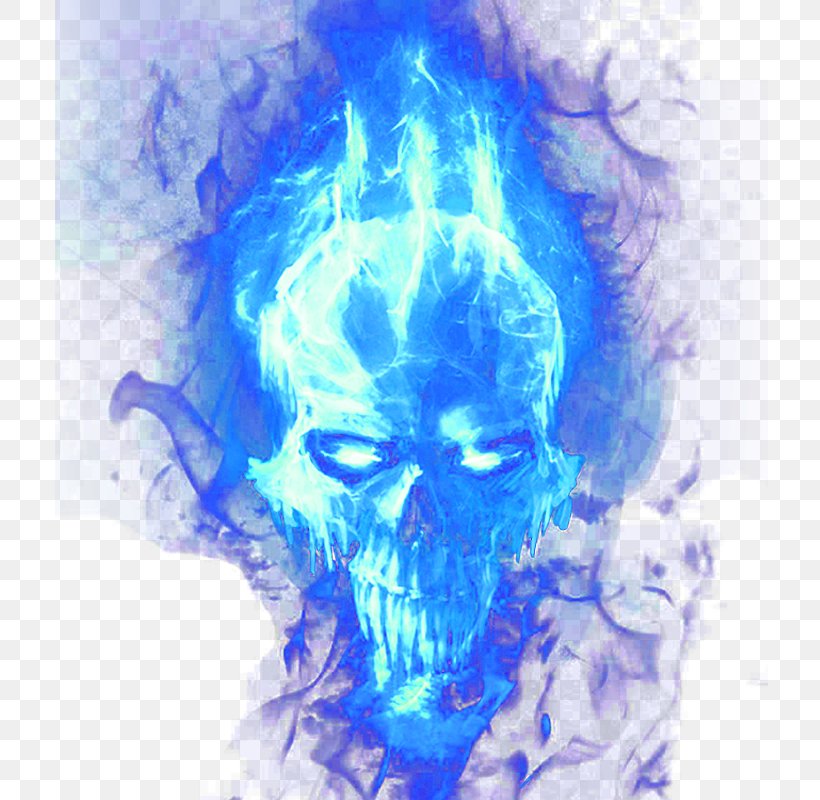 Hoodie Skull Flame Blue, PNG, 800x800px, Watercolor, Cartoon, Flower, Frame, Heart Download Free