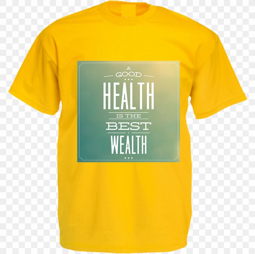 T-shirt Yellow Logo Product Design Sleeve, PNG, 3200x3200px, Tshirt, Active Shirt, Art, Brand, Green Download Free