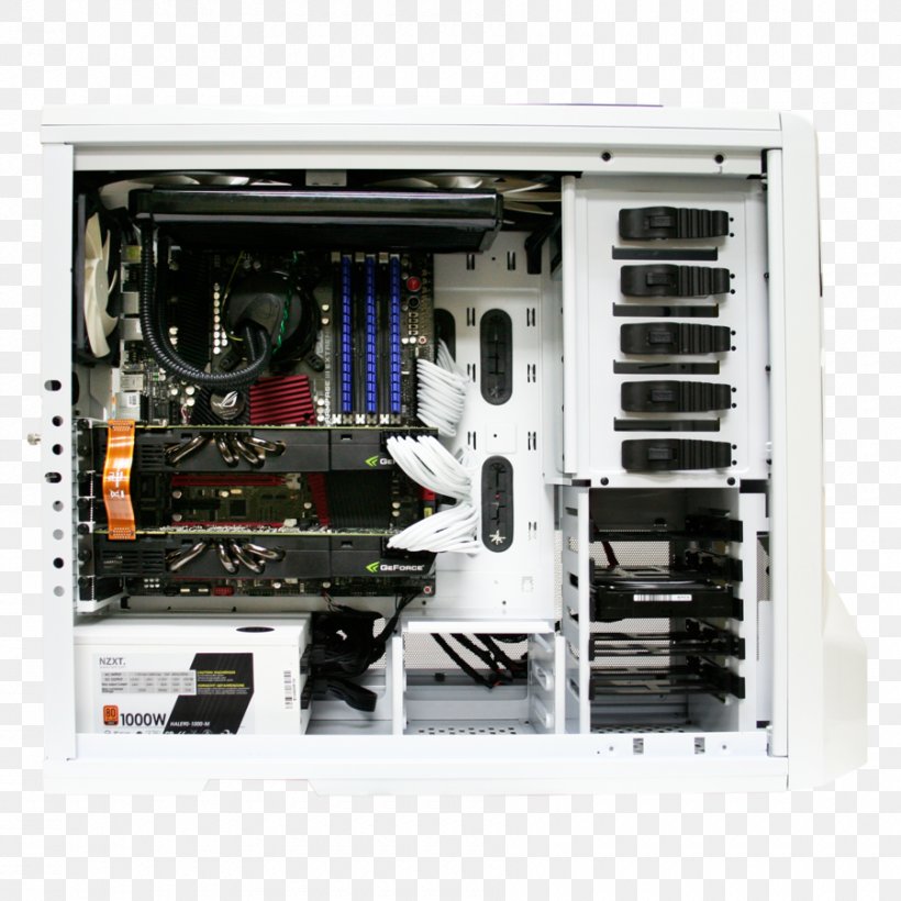 Computer Cases & Housings Power Supply Unit Computer System Cooling Parts NZXT Phantom 410 Tower Case, PNG, 900x900px, Computer Cases Housings, Atx, Cable Management, Case Modding, Computer Case Download Free