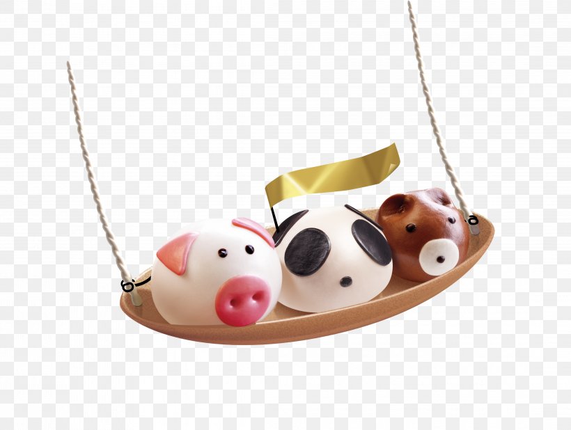 Domestic Pig Dim Sum Poster, PNG, 4382x3306px, Domestic Pig, Banner, Cuteness, Designer, Dim Sum Download Free