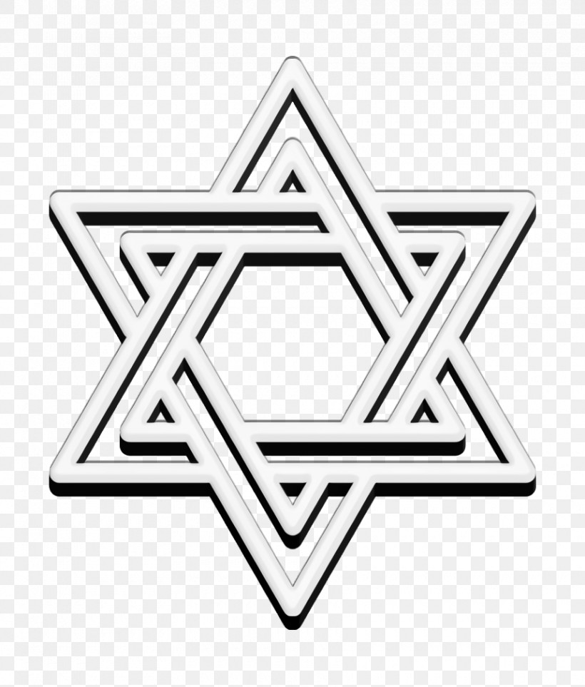 Judaism Icon Jewish Icon Star Of David Icon, PNG, 860x1010px, Judaism Icon, Black, Black And White, Ersa Replacement Heater, Geometry Download Free