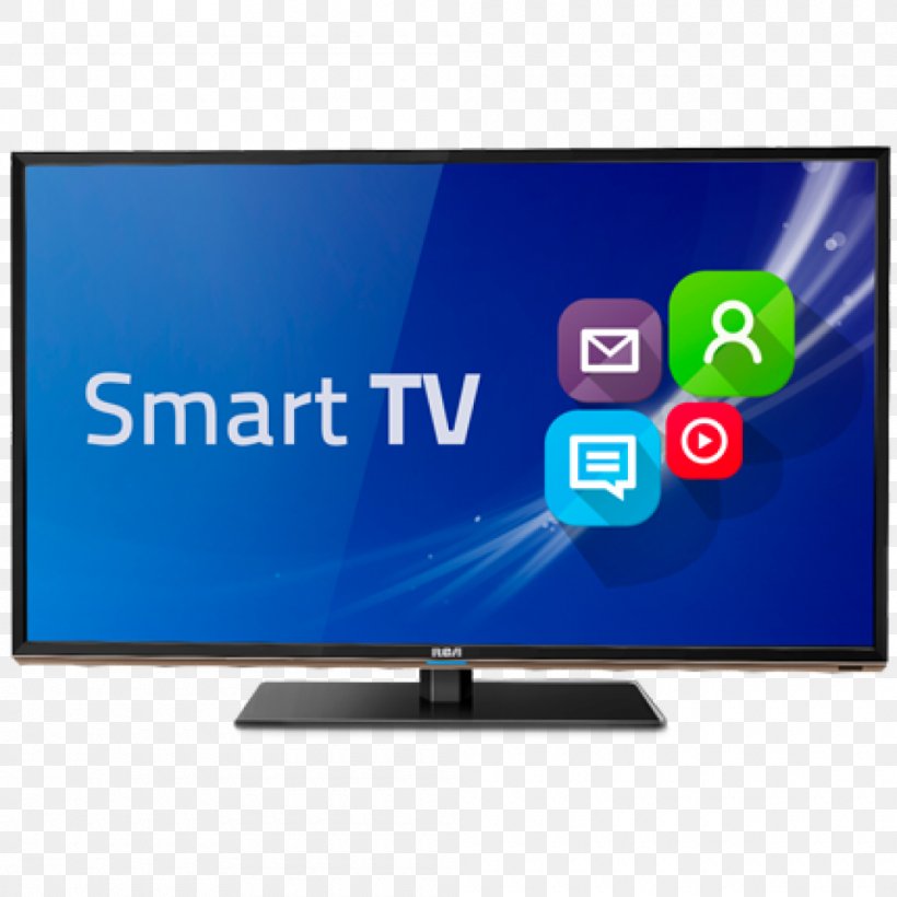 Smart TV Television LED-backlit LCD Streaming Media Internet, PNG, 1000x1000px, Smart Tv, Android, Android Tv, Brand, Computer Monitor Download Free