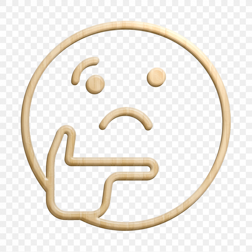 Classics Icon Emoji Icon Thinking Icon, PNG, 1236x1238px, Emoji Icon, Emoticon, Geometry, Jewellery, Line Download Free