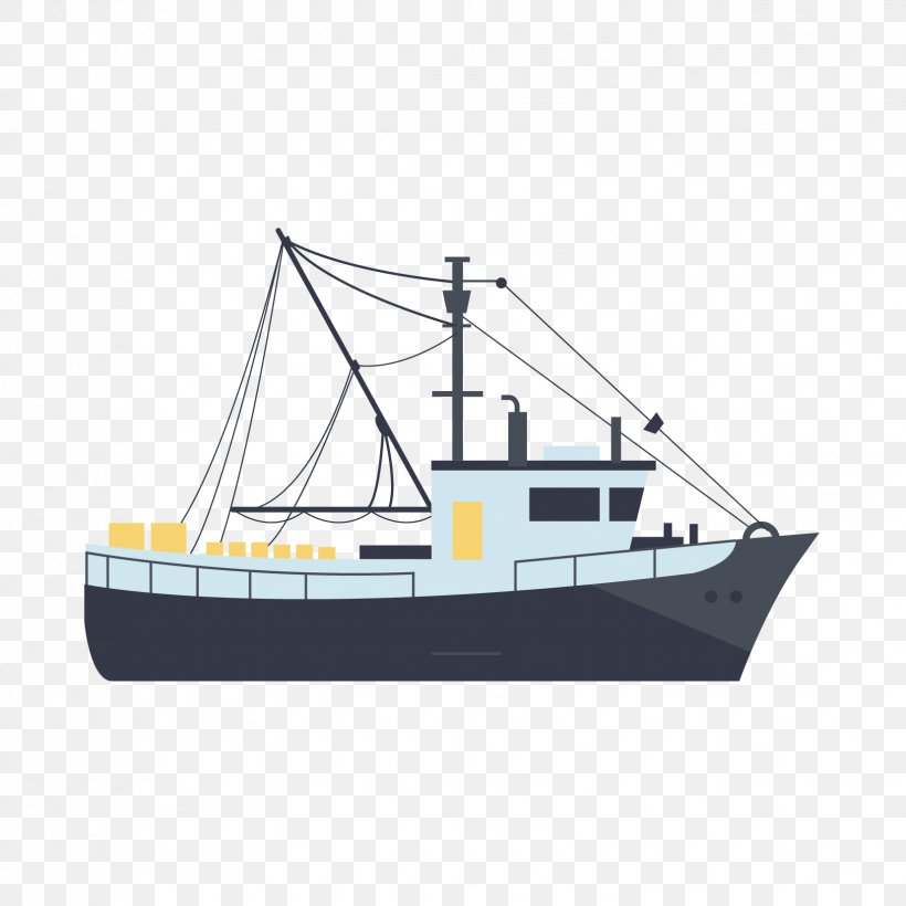 Fishing Trawler Fishing Vessel Boat, PNG, 1654x1654px, Fishing Trawler, Baltimore Clipper, Boat, Brigantine, Caravel Download Free