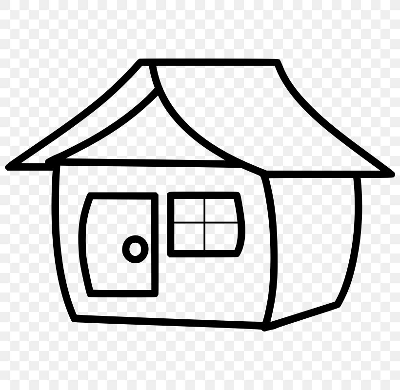 House Clip Art, PNG, 800x800px, House, Area, Artwork, Black, Black And White Download Free