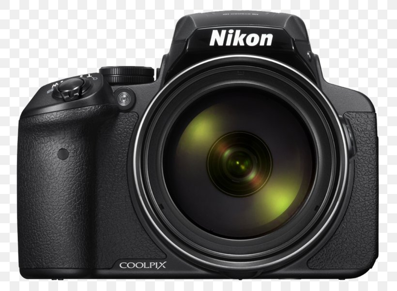 Nikon Coolpix P900 16MP 83X Super Zoom 4K Wi-Fi GPS Digital Camera Zoom Lens Nikon Coolpix P900 16.0 MP Compact Digital Camera, PNG, 800x600px, 16 Mp, Zoom Lens, Camera, Camera Accessory, Camera Lens Download Free