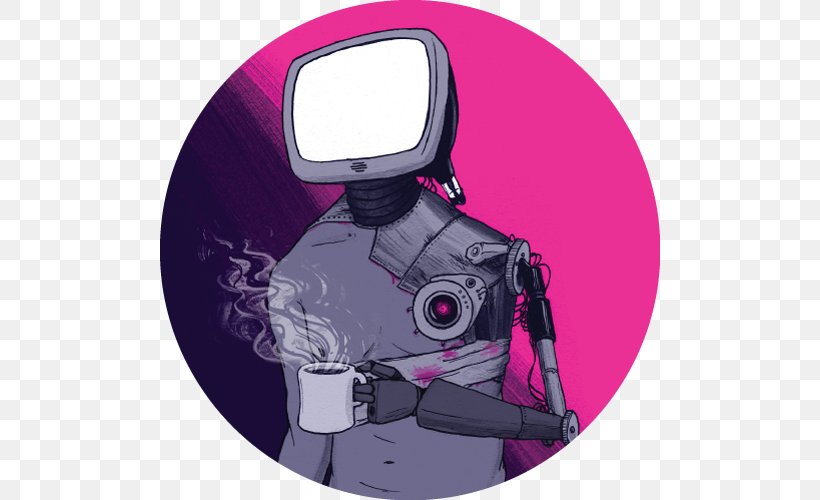 Television Magenta Purple Violet, PNG, 500x500px, Television, Astronaut, Character, Drawing, Fictional Character Download Free