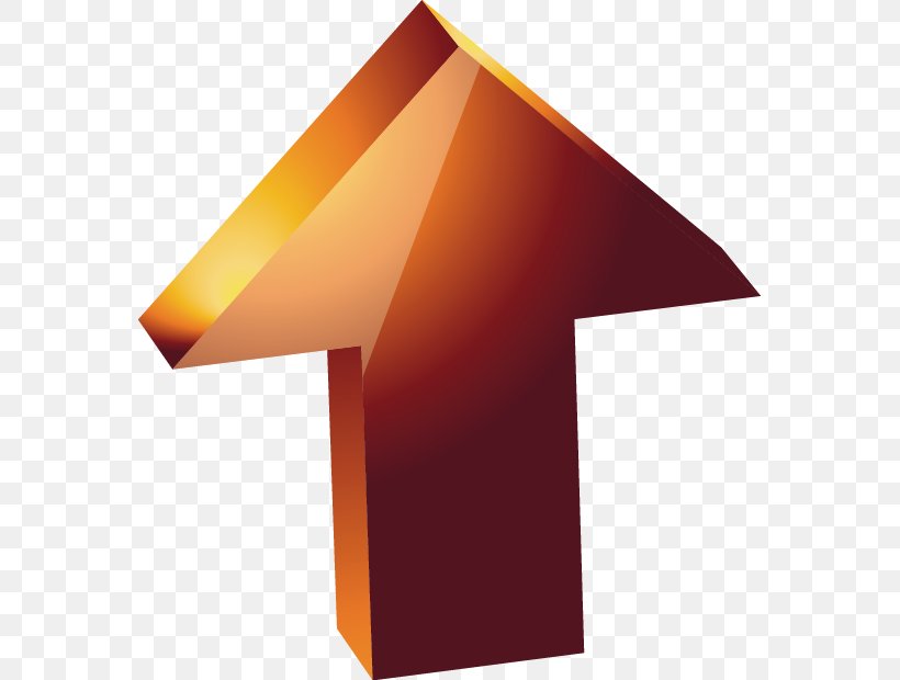 Arrow Euclidean Vector, PNG, 567x620px, Vecteur, Element, Orange, Threedimensional Space, Triangle Download Free