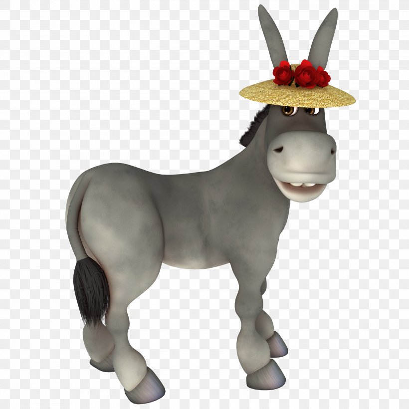 Donkey Cartoon, PNG, 3000x3000px, Donkey, Cartoon, Coreldraw, Horse, Horse Like Mammal Download Free