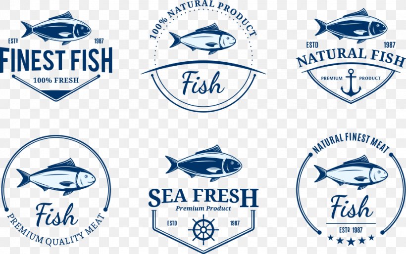 Label Fish As Food, PNG, 925x580px, Fish, Blue, Brand, Emblem, Fishing Download Free