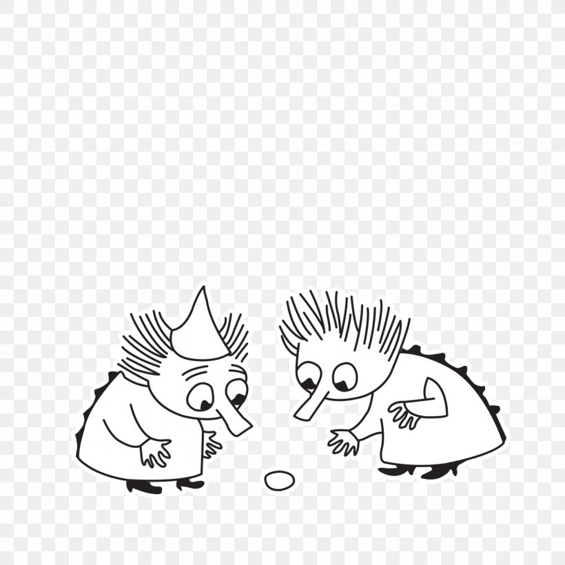 Little My Moominvalley Moomins Moomintroll Bilderna, PNG, 1200x1200px, Little My, Area, Black, Black And White, Carnivoran Download Free