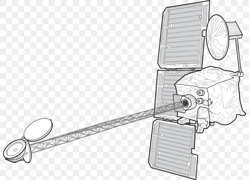 Mars Orbiter Mission Clip Art, PNG, 800x592px, Mars Orbiter Mission, Art, Auto Part, Black And White, Drawing Download Free