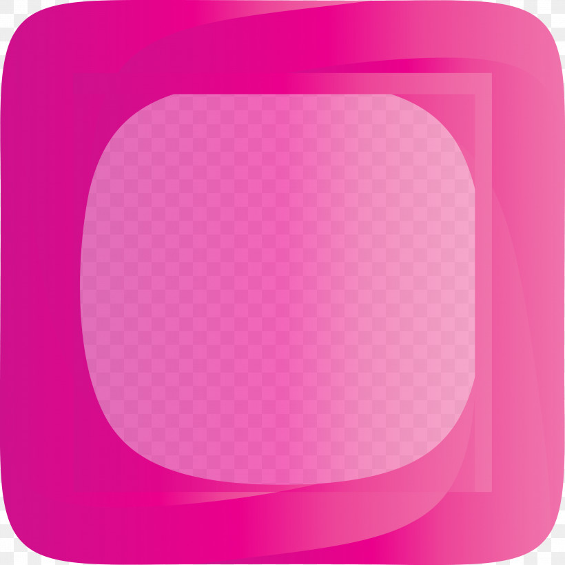 Square Frame, PNG, 3000x2999px, Square Frame, Circle, Magenta, Material Property, Pink Download Free