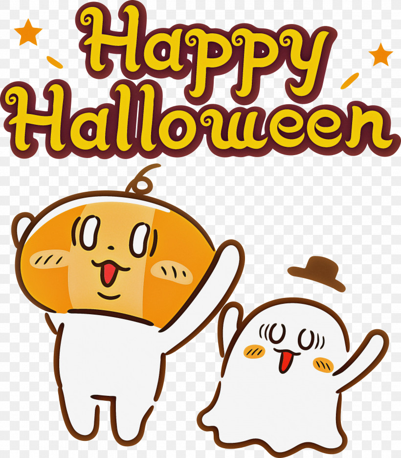 Happy Halloween, PNG, 2627x3000px, Happy Halloween, Behavior, Biology, Cartoon, Happiness Download Free