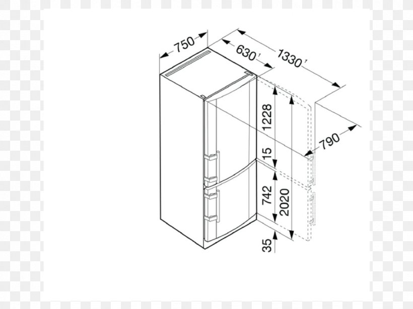 Liebherr Group Refrigerator Auto-defrost LIEBHERR CBNPes 5156 Freezers, PNG, 1024x768px, Liebherr Group, Area, Autodefrost, Diagram, Drawing Download Free