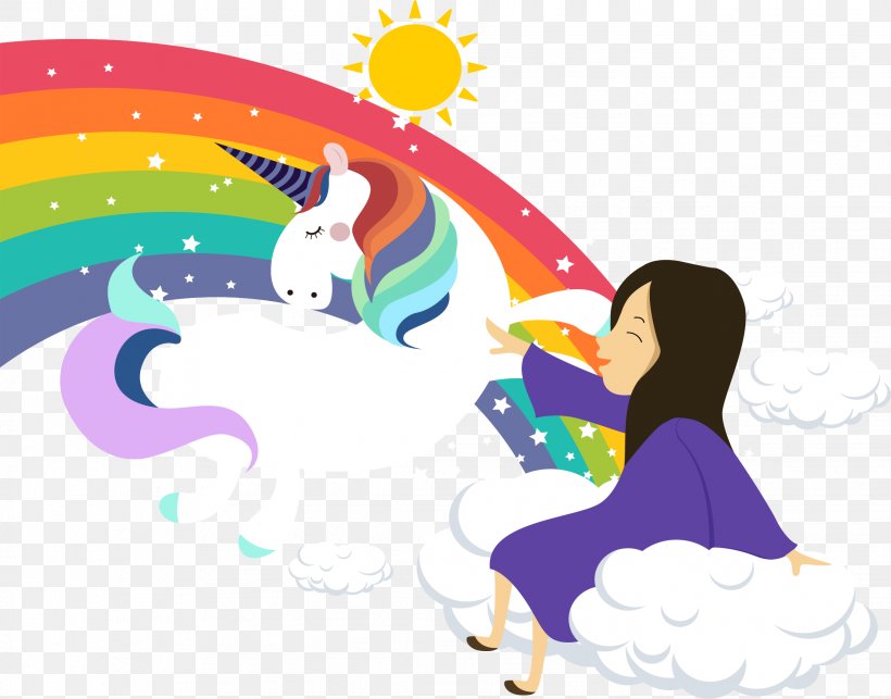 Rainbow Unicorn Icon, PNG, 2238x1755px, Rainbow, Art, Cartoon, Child, Color Download Free