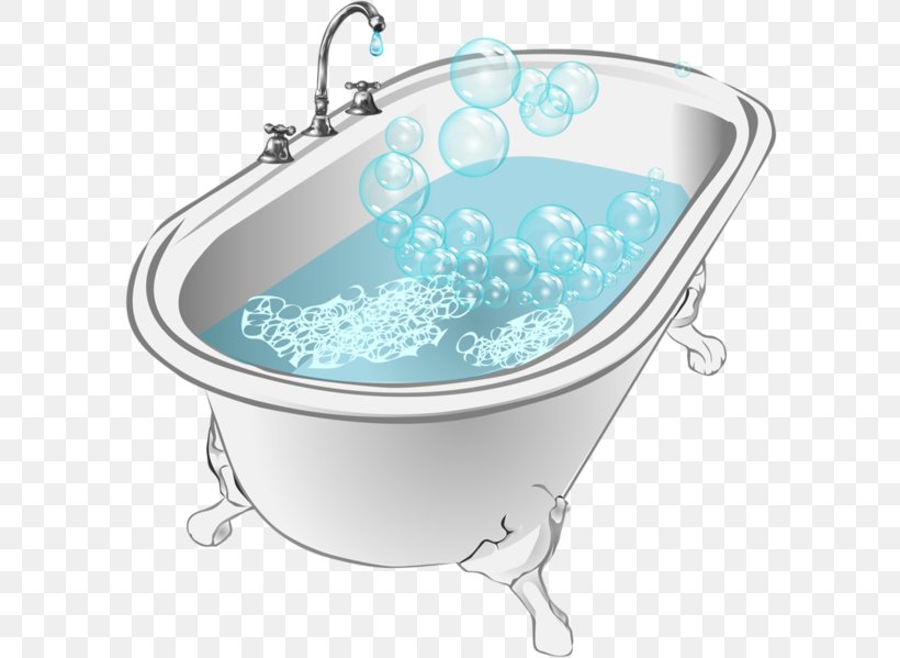Bathtub Bubble Bath Clip Art, PNG, 600x599px, Bathtub, Aqua, Bathing, Bathroom, Bathroom Sink Download Free