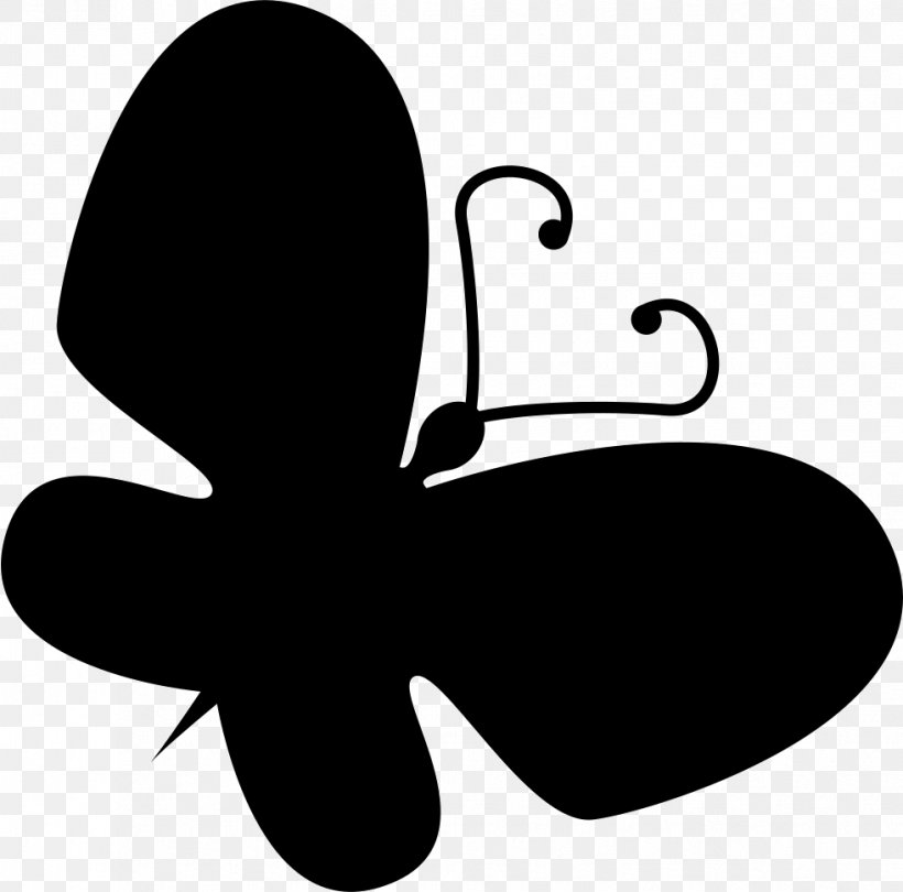 Butterfly Shape Clip Art, PNG, 981x970px, Butterfly, Animal, Artwork, Black And White, Butterflies And Moths Download Free