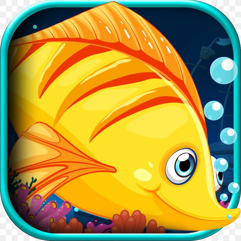 Little Fish, PNG, 1024x1024px, Little Fish, Art, Cartoon, Fish, Orange Download Free