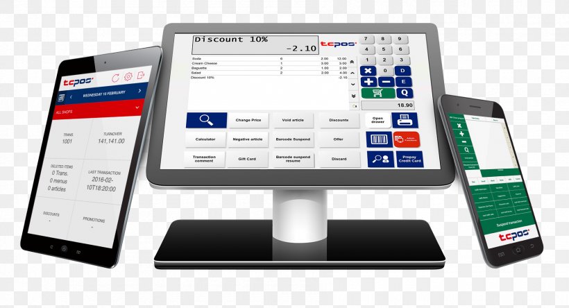 Point Of Sale POS Solutions Sales TCPOS GmbH Cash Register, PNG, 1790x970px, Point Of Sale, Brand, Business, Cash Register, Communication Download Free