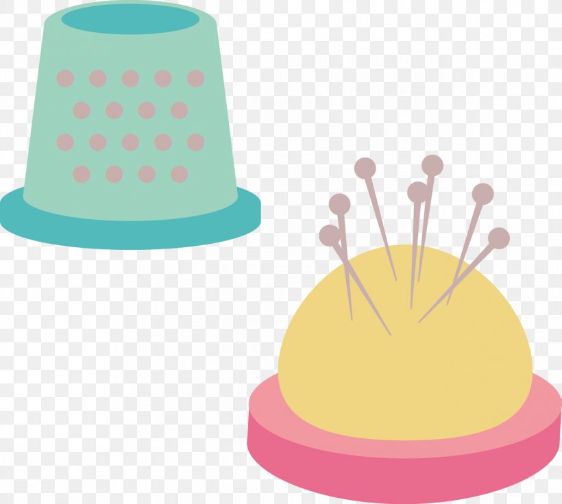 Sewing Needle Tailor Clip Art, PNG, 1294x1162px, Sewing Needle, Cake Decorating, Cartoon, Hat, Headgear Download Free