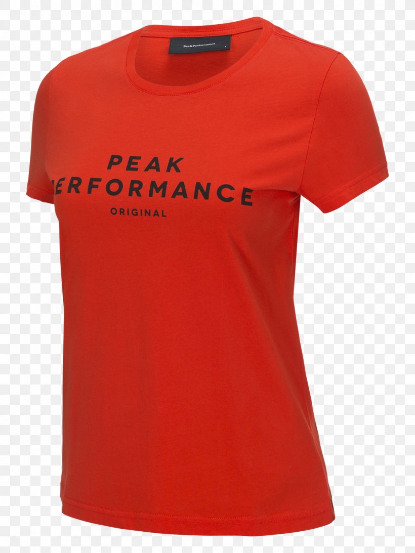 T-shirt Under Armour Sleeve Neck, PNG, 1110x1480px, Tshirt, Active Shirt, Neck, Orange, Red Download Free