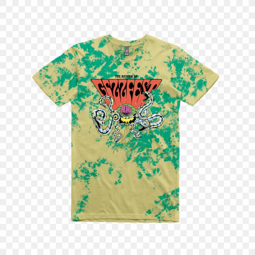 Long-sleeved T-shirt King Gizzard & The Lizard Wizard Tie-dye, PNG, 1024x1024px, Tshirt, Brand, Countdown, Crew Neck, Fashion Download Free