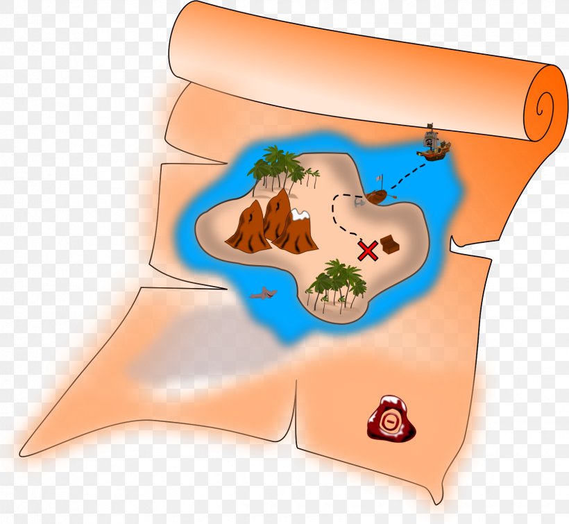 Treasure Map Buried Treasure Piracy, PNG, 1661x1530px, Watercolor, Cartoon, Flower, Frame, Heart Download Free