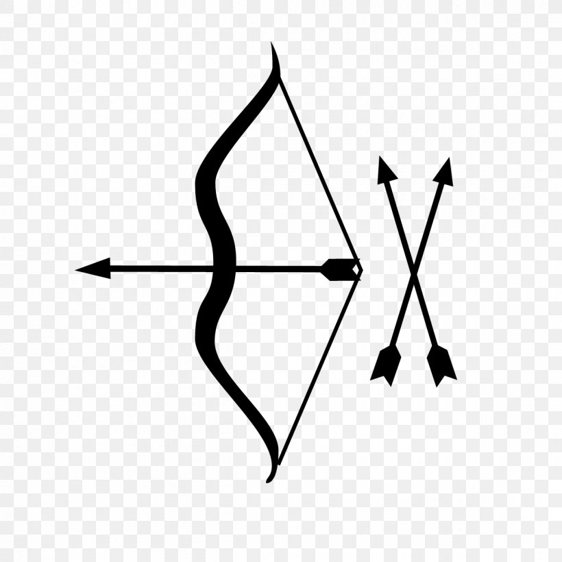 Bow And Arrow Archery Drawing, PNG, 1200x1200px, Bow And Arrow, Archer, Archery, Area, Black Download Free