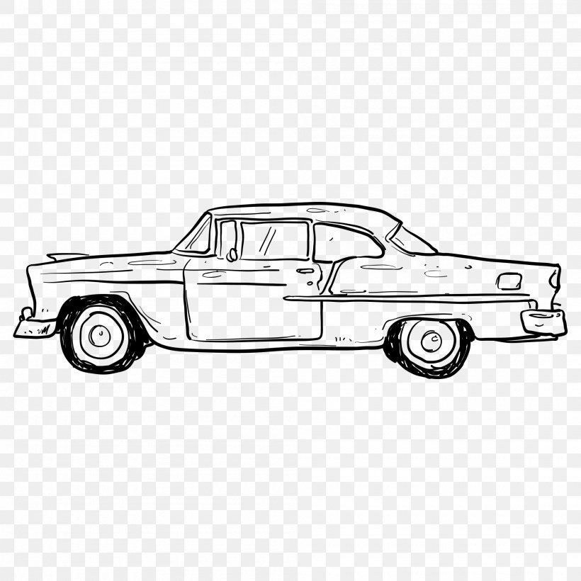 Vintage Car Download, PNG, 2000x2000px, Car, Automotive Design, Black And White, Brand, Classic Car Download Free