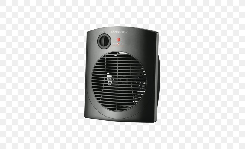Fan Heater Electric Heating Kambrook KFH600, PNG, 500x500px, Fan Heater, Air, Audio, Audio Equipment, Central Heating Download Free