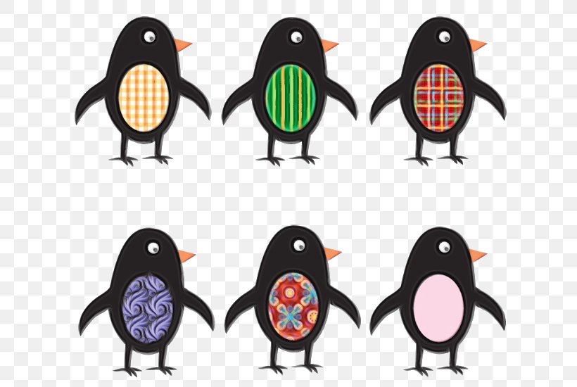 Penguin, PNG, 640x550px, Watercolor, Animal Figure, Beak, Bird, Blackbird Download Free