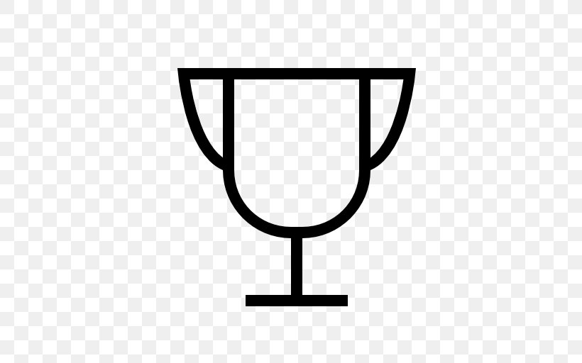 Trophy Award Clip Art, PNG, 512x512px, Trophy, Area, Award, Black And White, Champagne Stemware Download Free