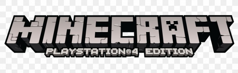 Minecraft: Story Mode Minecraft: Pocket Edition Wii U, PNG, 908x280px, Minecraft, Black And White, Brand, Game, Logo Download Free