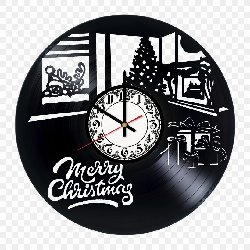 Rolling Ball Clock Phonograph Record Wall Living Room, PNG, 4016x4016px