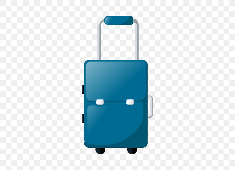 Suitcase Rectangle Blue, PNG, 595x595px, Suitcase, Blue, Electric Blue, Rectangle Download Free