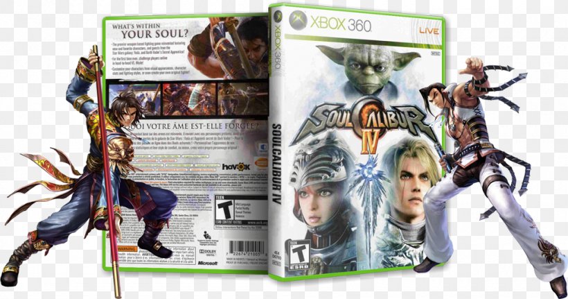 Xbox 360 Soulcalibur IV, PNG, 1000x526px, Xbox 360, Action Figure, Soul, Soulcalibur, Soulcalibur Iv Download Free