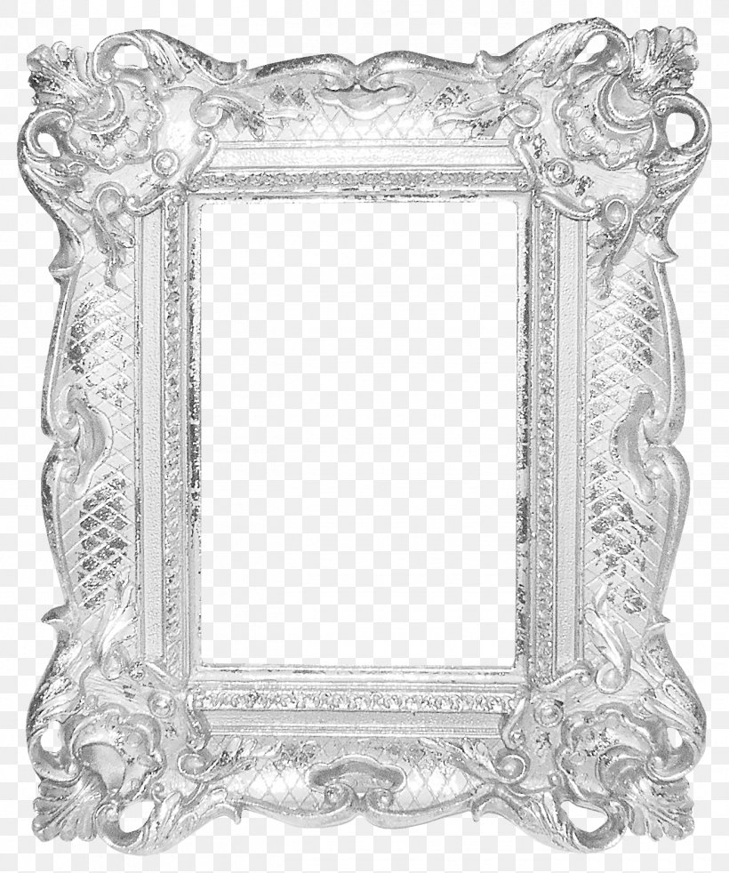 Picture Frame Silver Mirror, PNG, 1315x1575px, Picture Frame, Black And White, Mirror, Monochrome, Rectangle Download Free