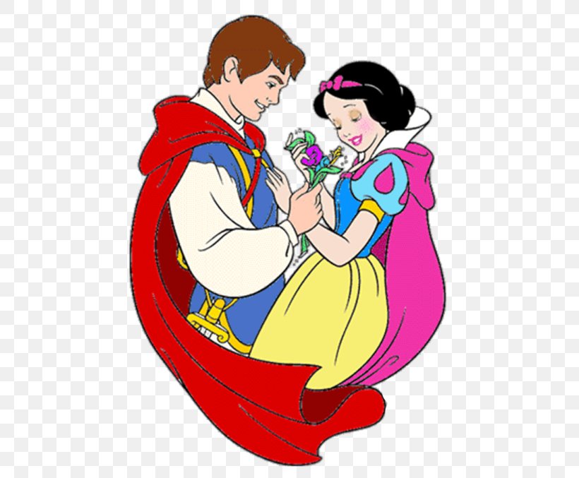 Prince Charming Snow White Evil Queen Seven Dwarfs, PNG, 500x677px, Watercolor, Cartoon, Flower, Frame, Heart Download Free