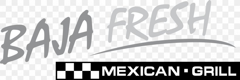 Baja Fresh Mexican Cuisine Restaurant Carl's Jr. Kahala Brands, PNG, 2400x804px, Baja Fresh, Black And White, Blimpie, Brand, Fast Casual Restaurant Download Free