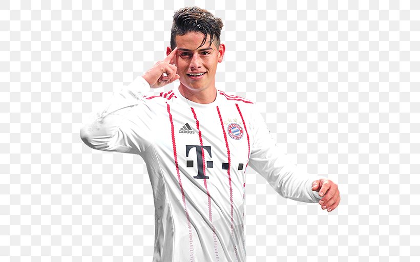 James Rodríguez FIFA 18 2018 World Cup 2014 FIFA World Cup FC Bayern Munich, PNG, 512x512px, 2014 Fifa World Cup, 2018 World Cup, Fifa 18, Clothing, Colombia National Football Team Download Free