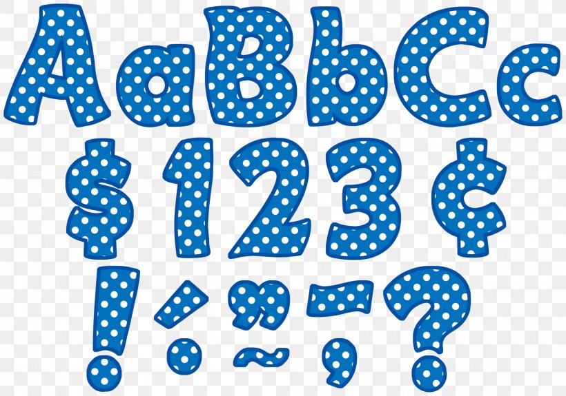 Polka Dot Blue Font, PNG, 2000x1404px, Polka Dot, Alphabet, Area, Blue, Color Download Free